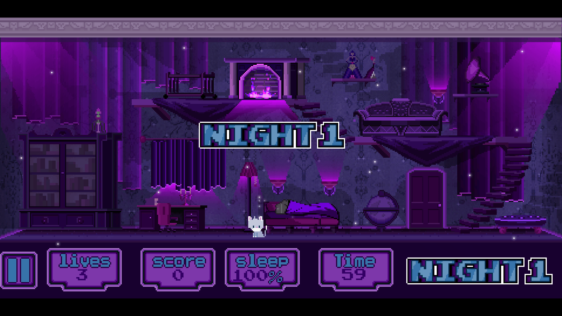 Cat and Ghosts HTML 5 Game by Redblackspade CodeCanyon